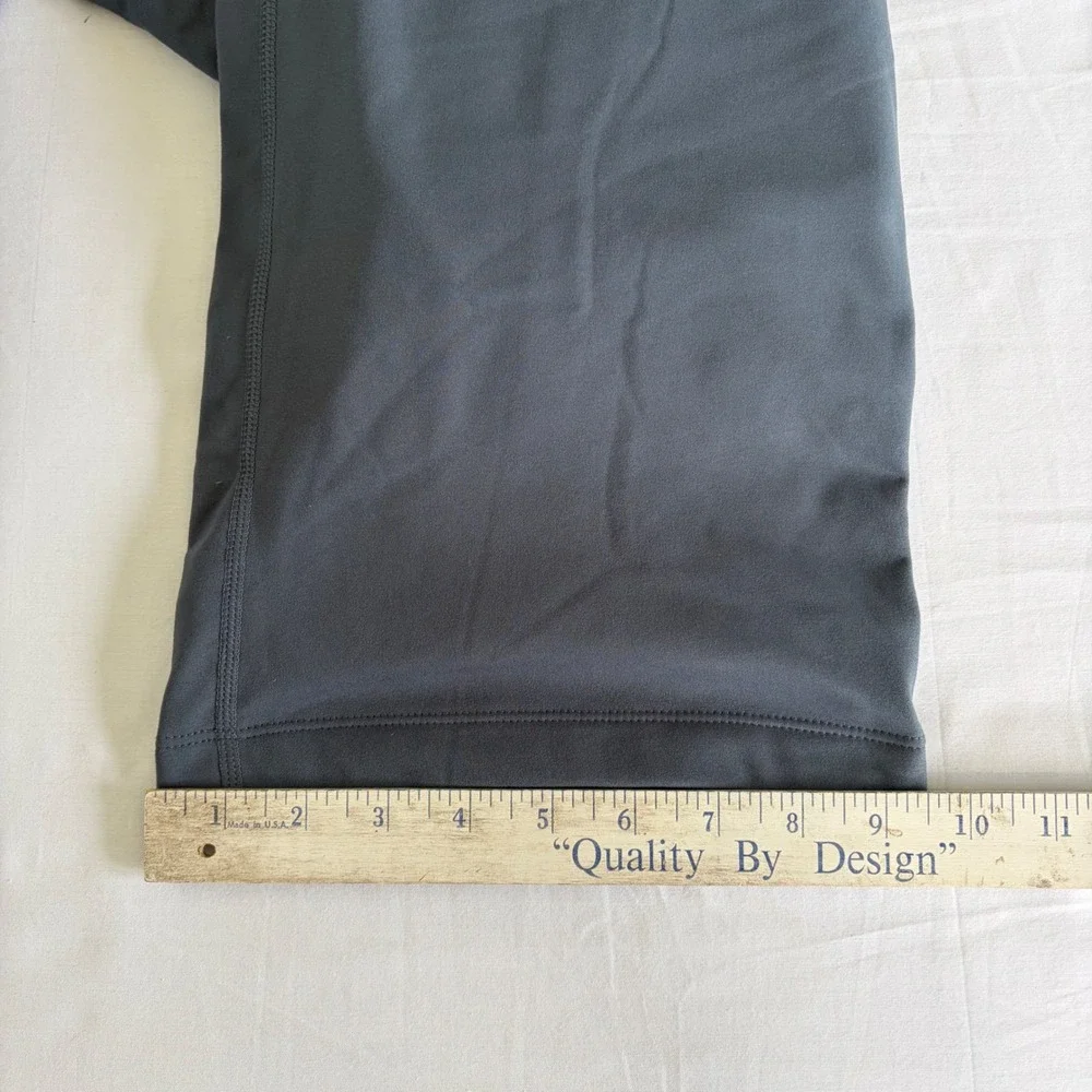 Mondetta High Rise Straight Leg Pants‎ Gray Recycled Polyester Spandex Medium